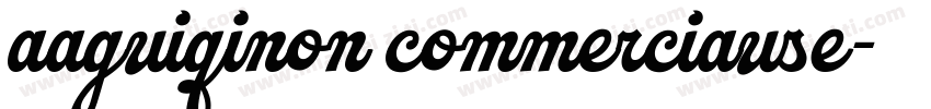 aaguiqinon commerciause字体转换